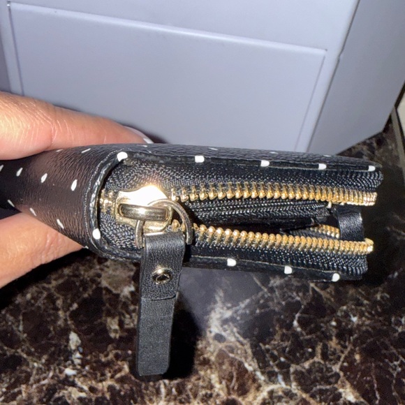 Kate Spade Black and White Polka Dot Wallet - Picture 11 of 15